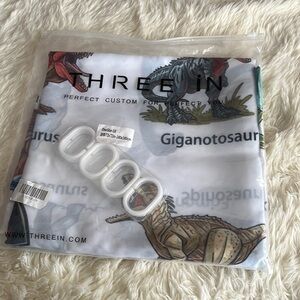Three in Dinosaur shower curtain one size 18 why with different many Colors